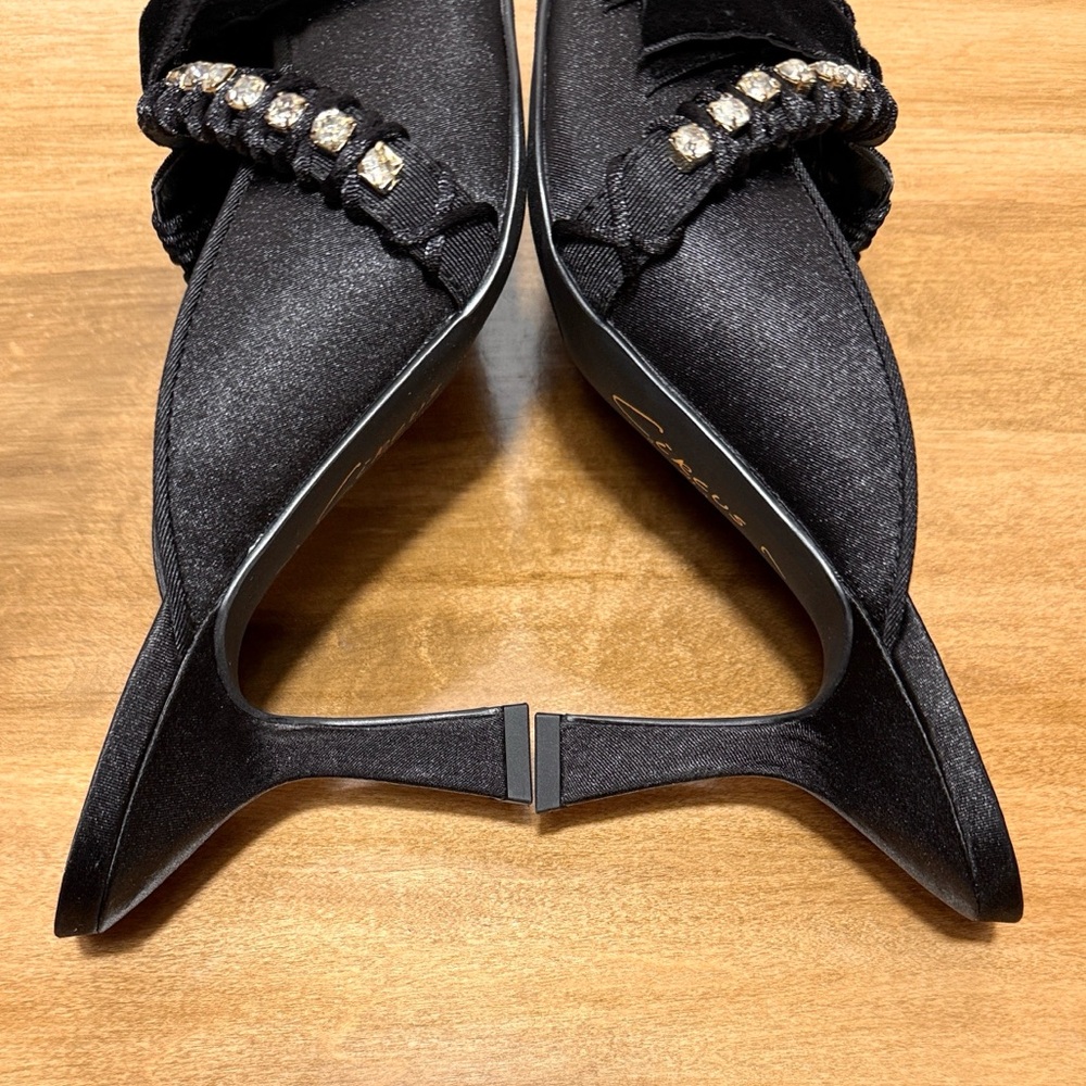 Sam Edelman Rhinestone Embellished Mules - Picture 12 of 15